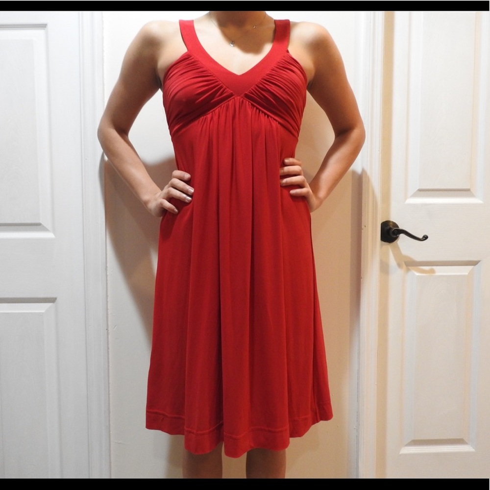 Calvin Klein red dress